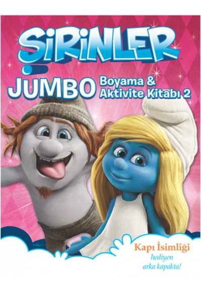 Şirinler - Jumbo Boyama ve Aktivite Kitabı 2