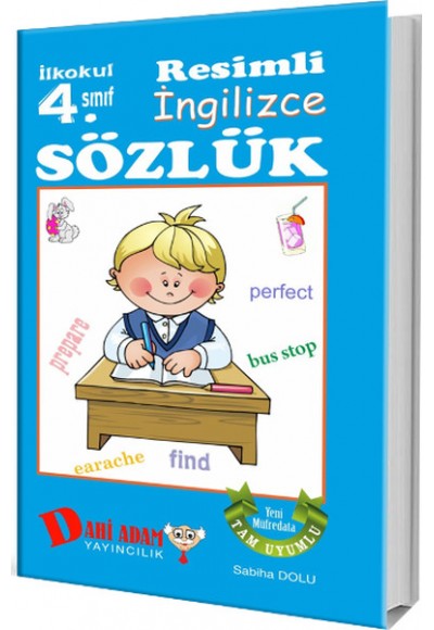 Dahi Adam 4. Sınıf Resimli İngilizce Sözlük