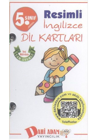 Dahi Adam 5. Sınıf Resimli İngilizce Dil Kartları