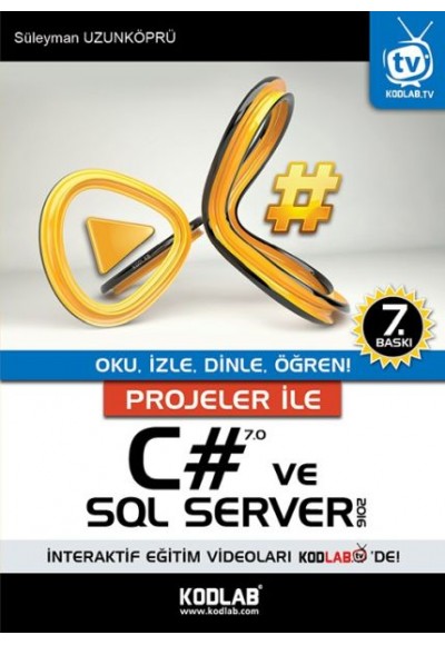 Projeler İle C# 7.0 ve SQl Server 2016