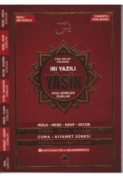 Yasin Şerif Çanta Boy İri Yazılı 160 Sayfa