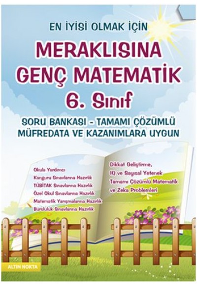 Altın Nokta Meraklısına Genç Matematik 6. Sınıflar İçin Soru Bankası Tamamı Çözümlü