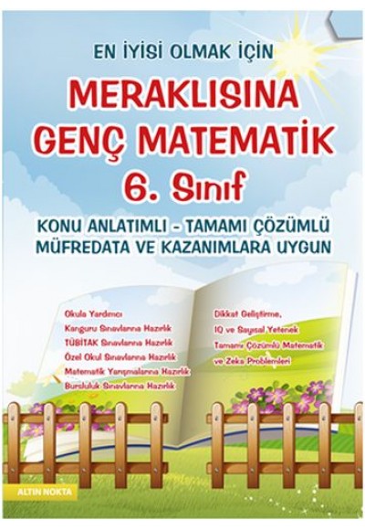 Altın Nokta Meraklısına Genç Matematik 6. Sınıflar İçin Konu Anlatımlı Tamamı Çözümlü