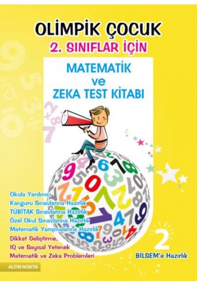 Olimpik Çocuk 2. Sınıflar İçin Matematik ve Zeka Test Kitabı