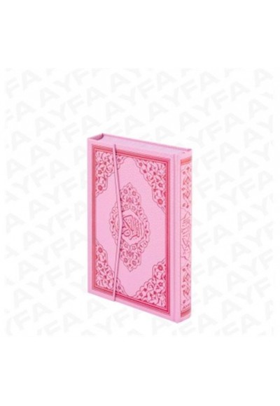 Kuranı Kerim Bilgisayar Hatlı Pembe Renkli Cami Boy