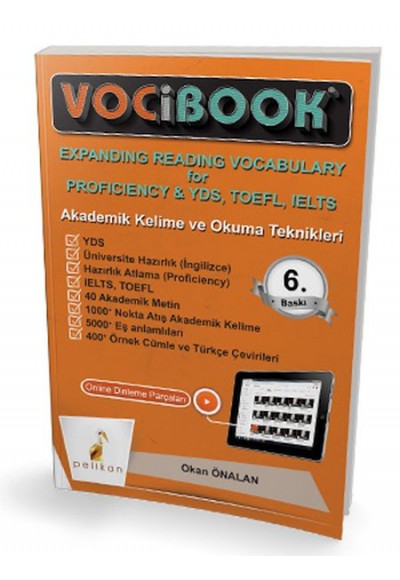 Vocibook İngilizce Akademik Kelime ve Okuma Teknikleri