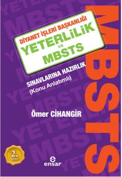 DHBT KPSS'ye Uygun Diyanet İşleri Başkanlığı Yeterlilik Ve Mbsts Sınavlarına Hazırlık (Konu Anlatıml