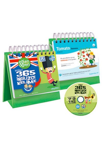 Eğlen Öğren - Resimli 365 İngilizce Kelime (7-9 Yaş + CD)