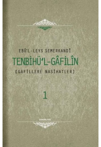 Tenbihü'l-Gafilin  Gafillere Nasihatler (2 Cilt Takım)