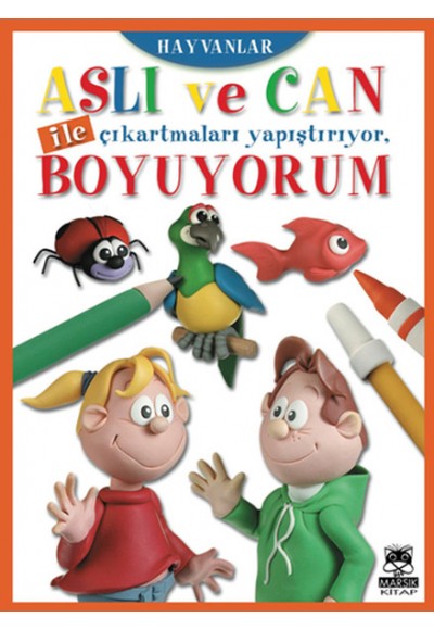 Aslı ve Can ile Çıkartmaları Yapıştırıyor, Boyuyorum - Hayvanlar