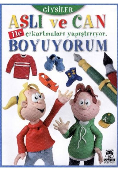 Aslı Ve Can Giysiler Çıkartma Boyama