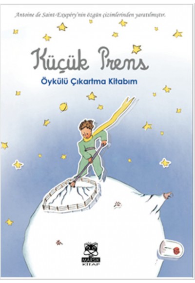 Küçük Prens Öykülü Çıkartma Kitabım