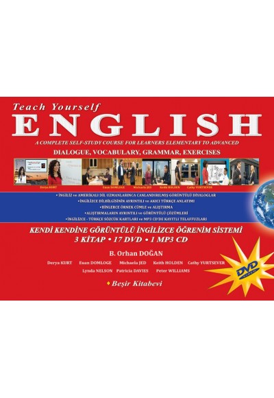 Teach Yourself English - Kendi Kendine Görüntülü İngilizce Öğrenim Sistemi (3 Kitap+17 DVD+1 MP3 CD)