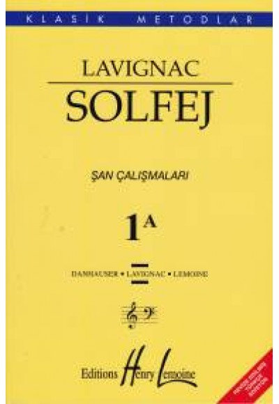 Lavıgnac Solfej 1A Şan Çalışmaları