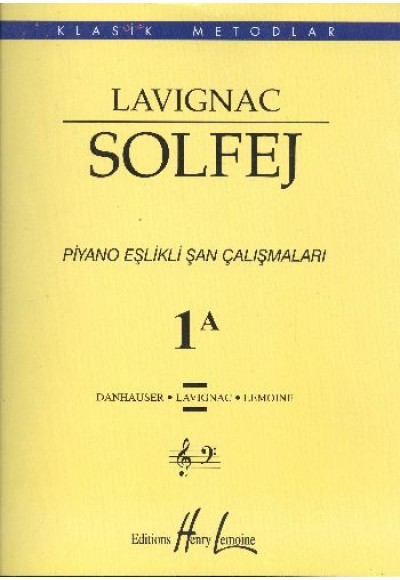 Lavignac 1A - Solfej Piyano Eşlikli Şan Çalışmaları