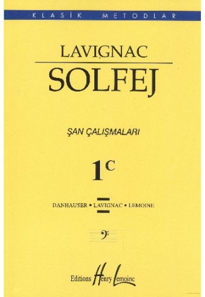 Lavignac 1C - Solfej Şan Çalışmaları
