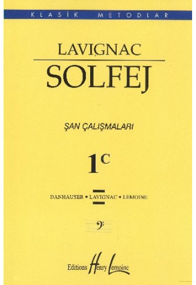 Lavignac 1C - Solfej Şan Çalışmaları