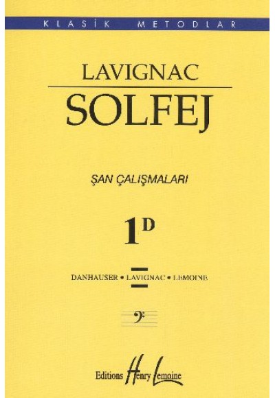 Lavignac Solfej 1D Şan Çalışmaları