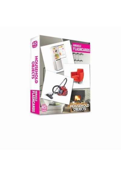 Miracle Flashcards Household Objects (45 Cards)
