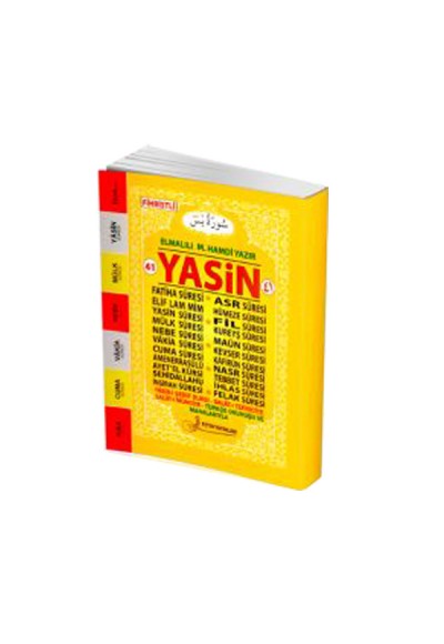 41 Yasin Türkçe Okunuşu ve Manalarıyla Fihristli Cep Boy F019