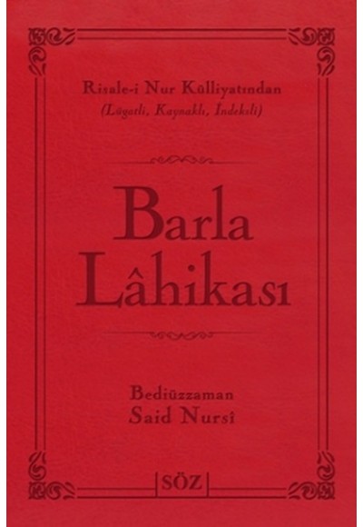 Barla Lahikası (Büyük Boy - İki Renk)