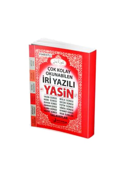 41 Yasin Arapça İri Yazılı Fihristli Çanta Boy F014