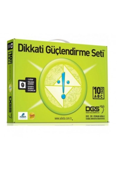 Dikkati Güçlendirme Seti 4. Sınıf 10 Yaş (3 Kitap Karton Kutu Set)