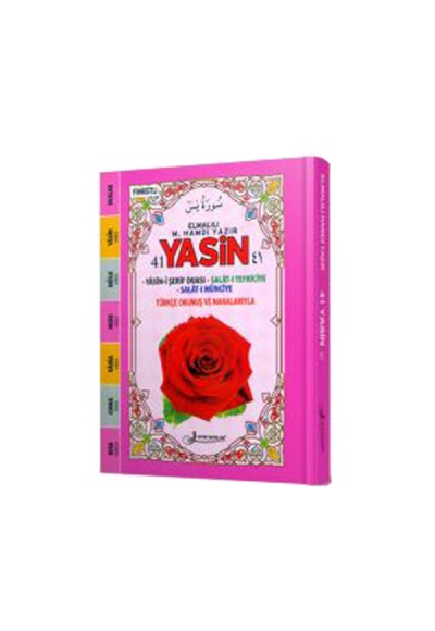 41 Yasin Türkçe Okunuş ve Manalarıyla Fihristli Cep Boy Sert Kapak F041