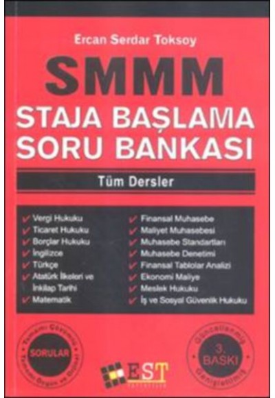 SMMM Staja Başlama Soru Bankası