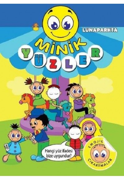 Minik Yüzler - Lunaparkta - Emojilerle Çıkartmalar
