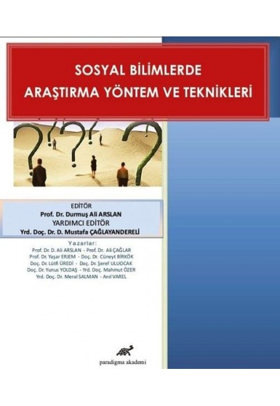 Sosyal Bilimlerde Araştırma Yöntem ve Teknikleri