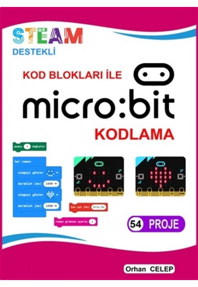 Kod Blokları ile Microbit Kodlama - 54 Proje