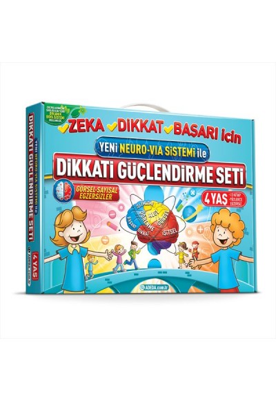 Dikkati Güçlendirme Seti - Anasınıfı – 4 Yaş Neuro-Via