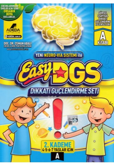 EASY Dikkati Güçlendirme Seti 4-7 yaş A Kitapçığı