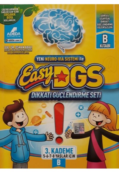 EASY Dikkati Güçlendirme Seti 5-8 yaş B Kitapçığı