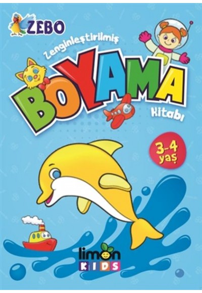 Zenginleştirilmiş Boyama Kitabı 3 - 4 Yaş