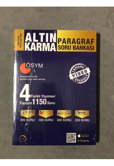 Altın Karma Paragraf Soru Bankası (Yeni)