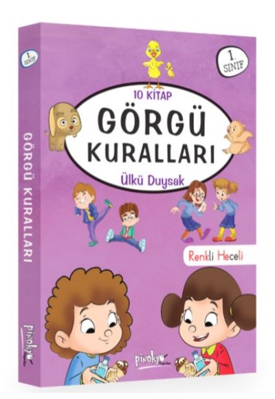 1. Sınıf Görgü Kuralları Serisi - 10 Kitaplık Set