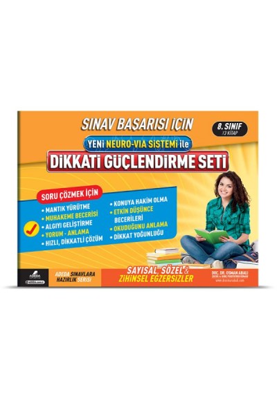 Dikkati Güçlendirme Seti  8. Sınıf  – 14 Yaş