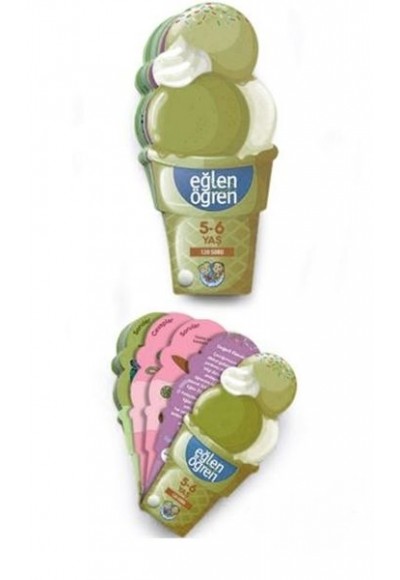 Eğlen Öğren Ice Cream - 120 Soru (5-6 Yaş)