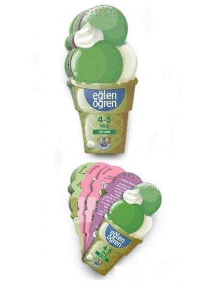 Eğlen Öğren Ice Cream - 120 Soru (4-5 Yaş)