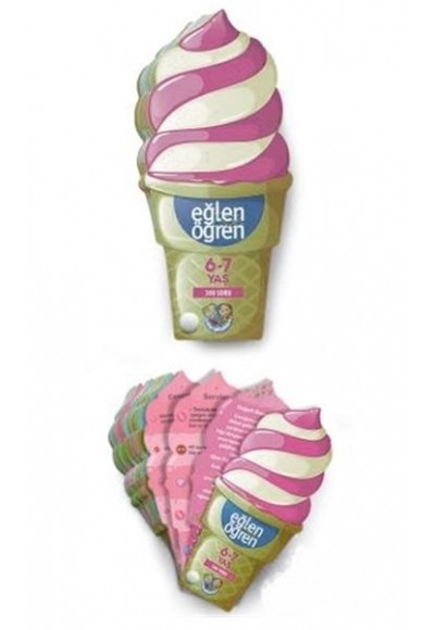 Eğlen Öğren Ice Cream - 300 Soru (6-7 Yaş)