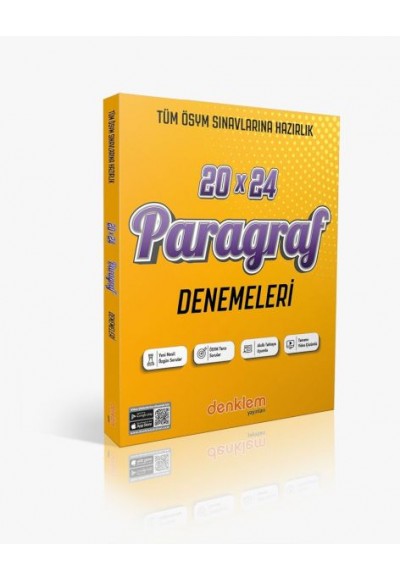 Denklem Paragraf 20 x 24 Deneme