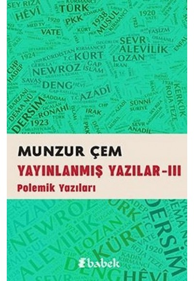 Yayınlanmış Yazılar -3