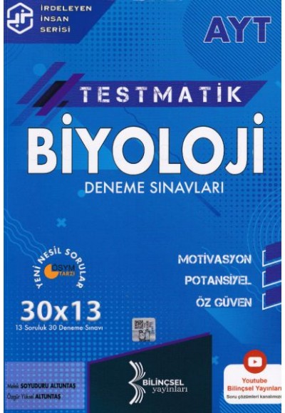 Bilinçsel AYT Testmatik Biyoloji Deneme Sınavı