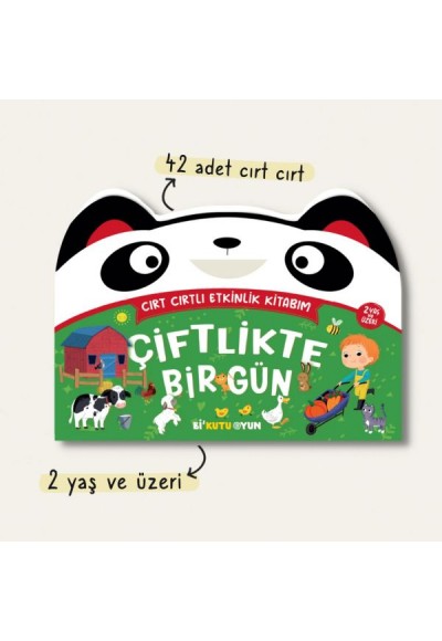 Cırt Cırtlı Etkinlik Kitabım - Çiftlikte Bir Gün (2+ Yaş)