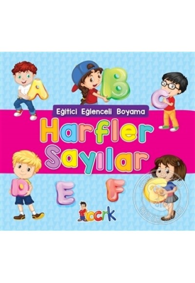 Harfler Sayılar - Eğitici Eğlenceli Boyama