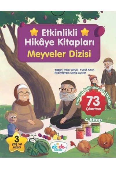 Meyveler Dizisi - Etkinlikli Hikaye Kitapları (4 Kitap Takım)