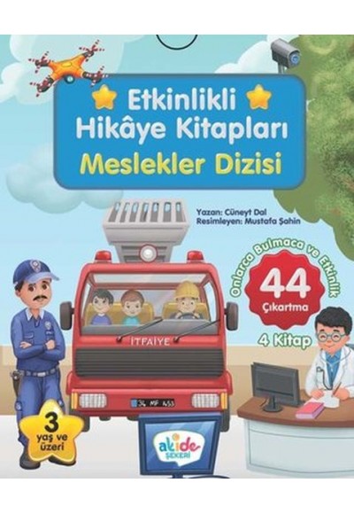 Meslekler Dizisi - Etkinlikli Hikaye Kitapları (4 Kitap Takım)