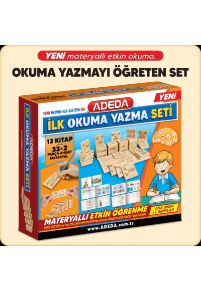 İlk Okuma Yazma Seti - 13 Kitap Takım - Ana Sınıfı ve 1.Sınıflar